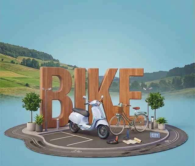 Motorcycles & Bicycles